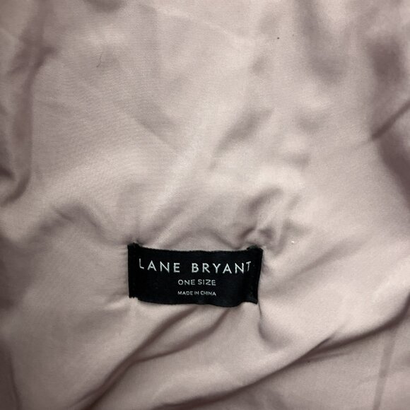 Lane Bryant Women's Magnetic Close Faux Fur Handbag Mauve Purple Furry Plush - Picture 4 of 5